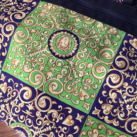 VERSACE Medusa Tote in vibrant amazing colors. Authentic! Gorgeous - Picture 13 of 15
